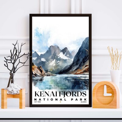 Kenai Fjords National Park Poster, Travel Art, Office Poster, Home Decor | S4 - image5